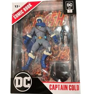DC Direct The Flash Captain Cold Action Figure With Exclusive Comic Book